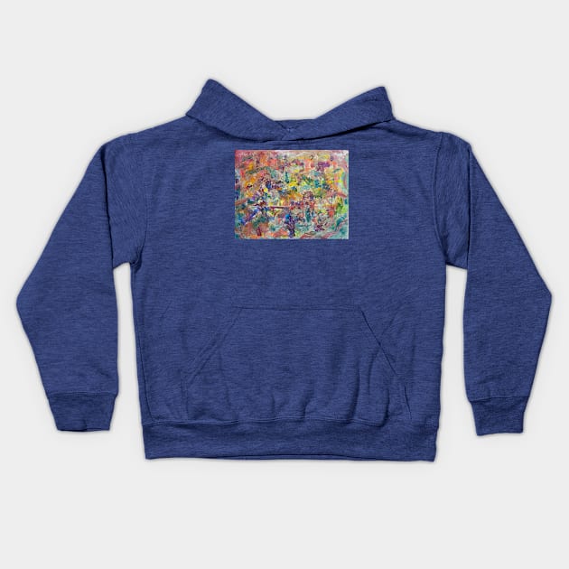 100 Years of Living Kids Hoodie by Shaky Ruthie's Art from the Heart